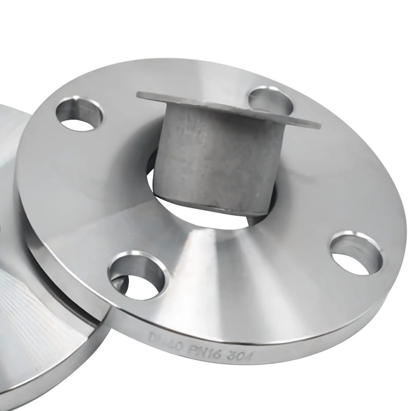 Ang katumpakan na pag -alis ng SS lap joint flange na may mga dulo ng stub