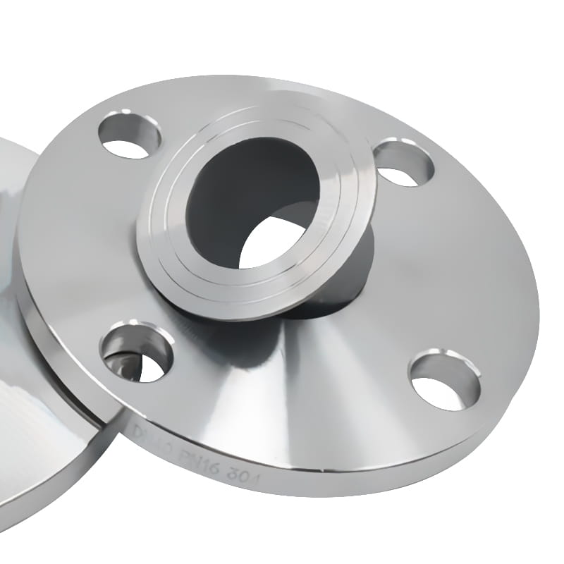 Ang katumpakan na pag -alis ng SS lap joint flange na may mga dulo ng stub
