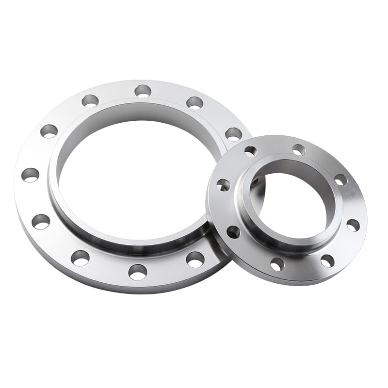 Hindi kinakalawang na asero 304 forged slip sa flange na may isang reinforced hub sa base