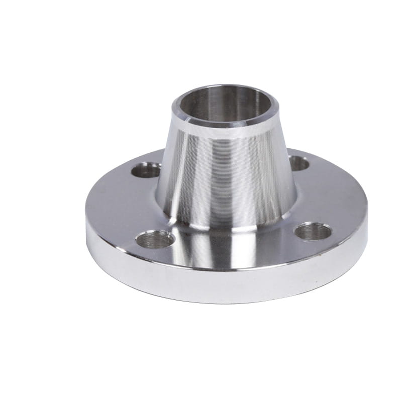 Hindi kinakalawang na asero weld leeg flange na may isang tapered hub at isang rim