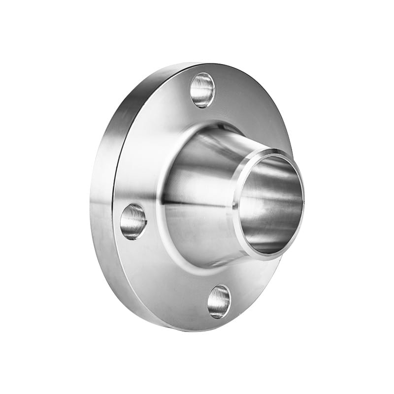 Hindi kinakalawang na asero weld leeg flange na may isang tapered hub at isang rim