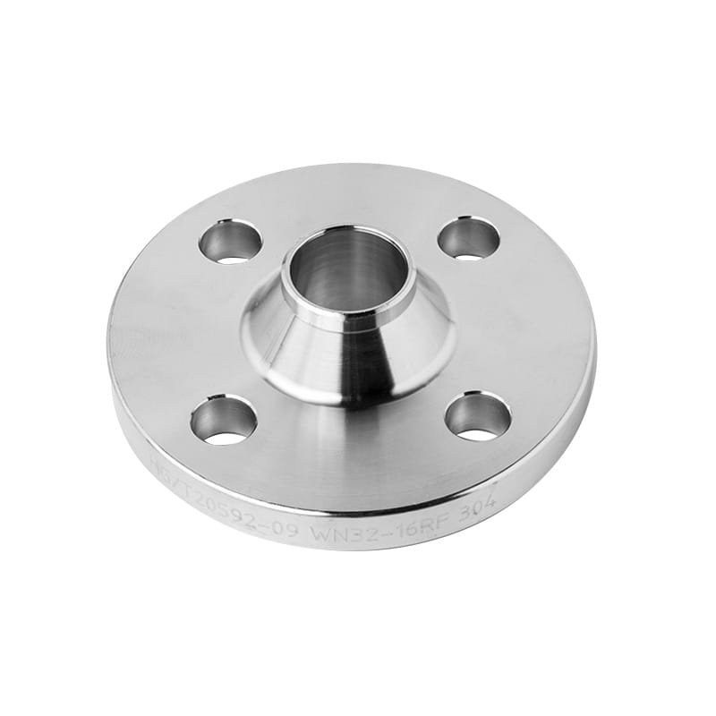 Hindi kinakalawang na asero weld leeg flange na may isang tapered hub at isang rim