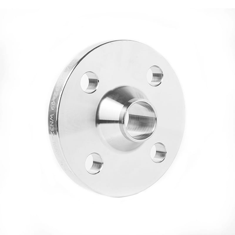 Hindi kinakalawang na asero weld leeg flange na may isang tapered hub at isang rim