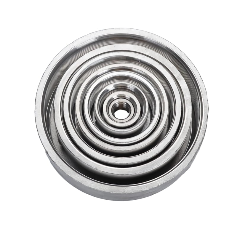 Ang pamumuhunan sa paghahagis ng hindi kinakalawang na asero pipe end caps ay may babaeng thread