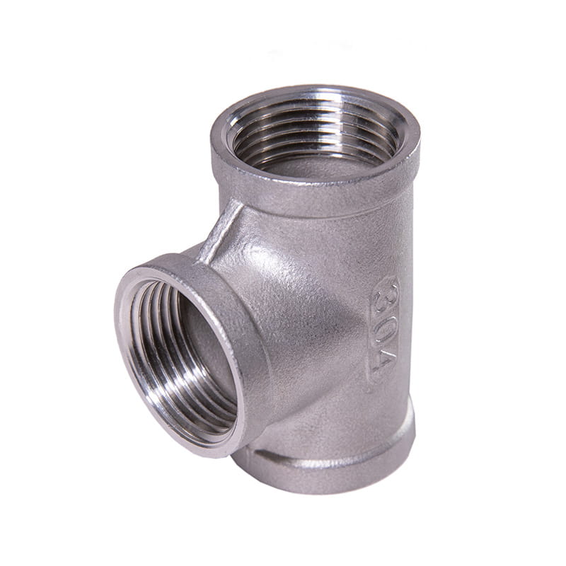 Hindi na kailangang mag -weld cast ng mga babaeng ss threads tee piping fittings
