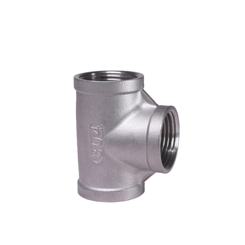 Hindi na kailangang mag -weld cast ng mga babaeng ss threads tee piping fittings
