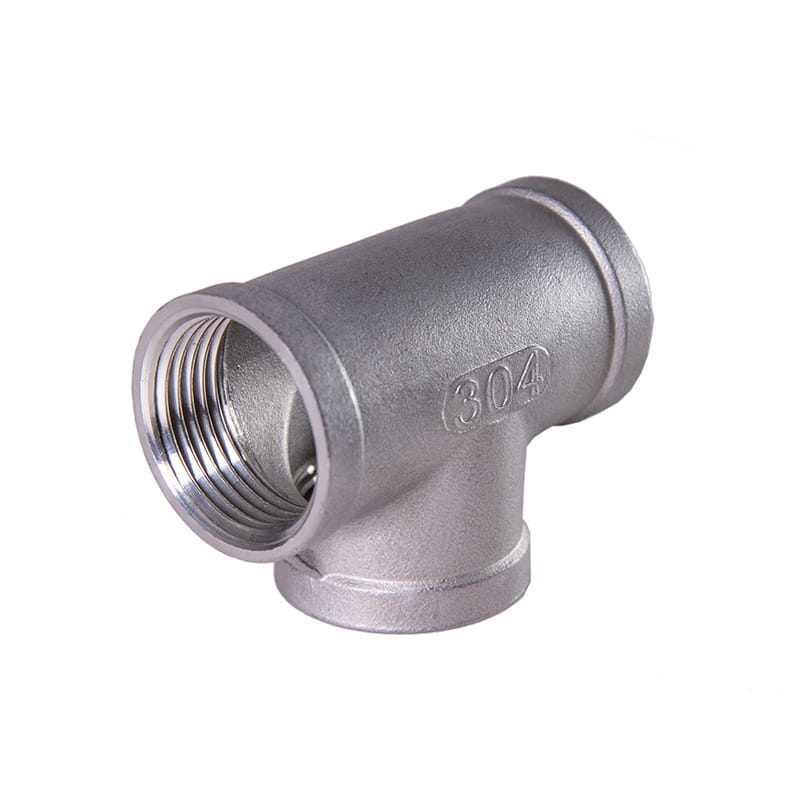 Hindi na kailangang mag -weld cast ng mga babaeng ss threads tee piping fittings