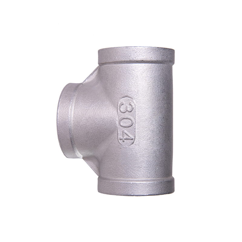 Hindi na kailangang mag -weld cast ng mga babaeng ss threads tee piping fittings