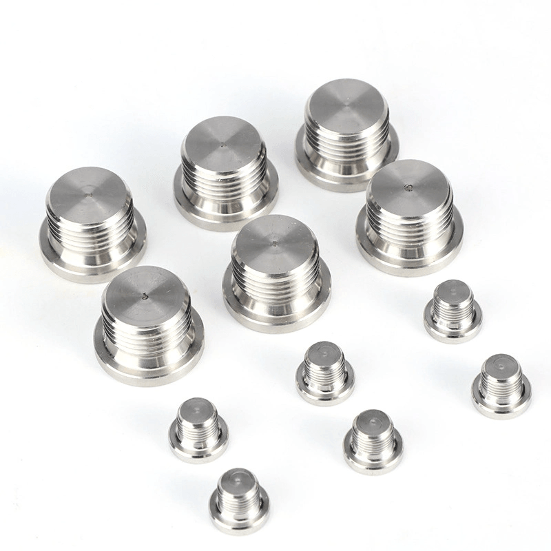 Lumalaban sa kaagnasan na hindi kinakalawang na asero pipe plugs na may mga male npt thread