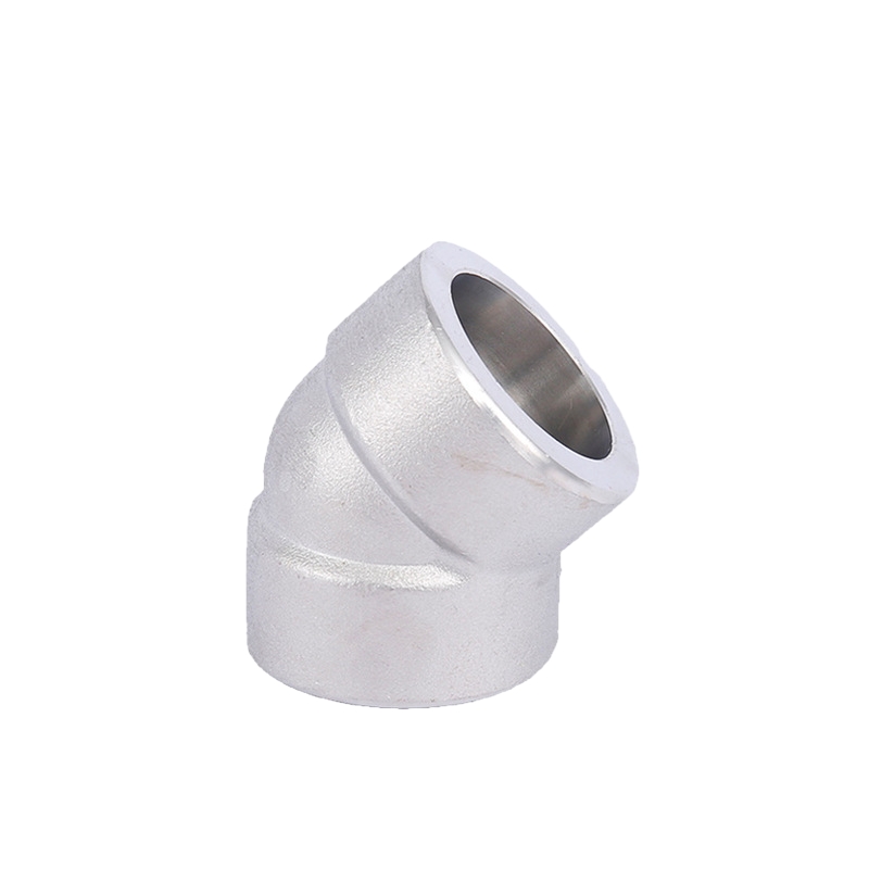 45 ° socket weld siko forged stainless steel pipe fittings