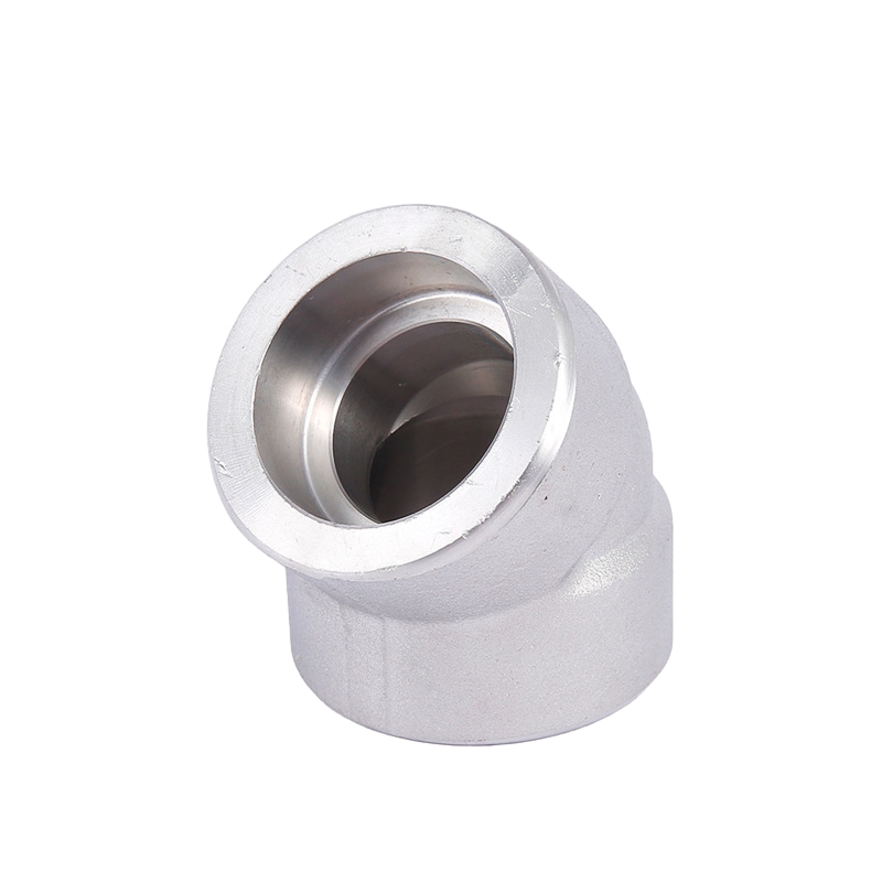 45 ° socket weld siko forged stainless steel pipe fittings