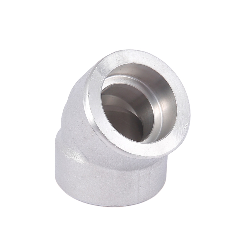 45 ° socket weld siko forged stainless steel pipe fittings