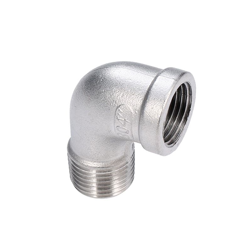 304 hindi kinakalawang na asero cast 90 ° street elbow threaded pipe fittings