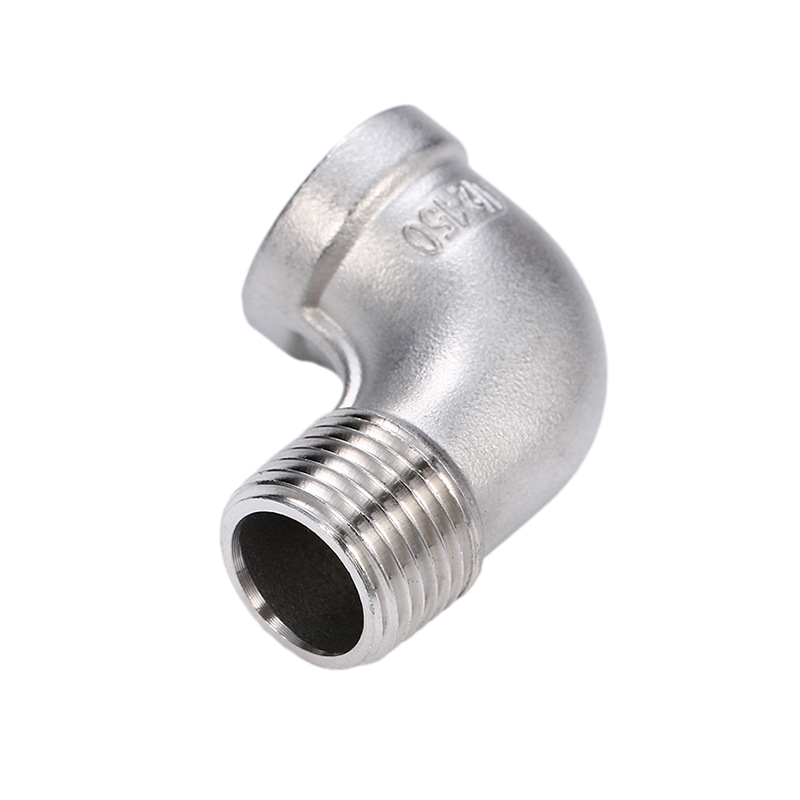 304 hindi kinakalawang na asero cast 90 ° street elbow threaded pipe fittings