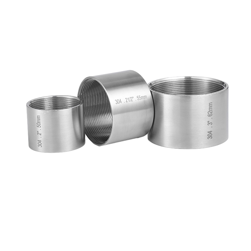 Klase 150 cast 304 hindi kinakalawang na asero kalahating pagkabit npt threaded pipe fittings