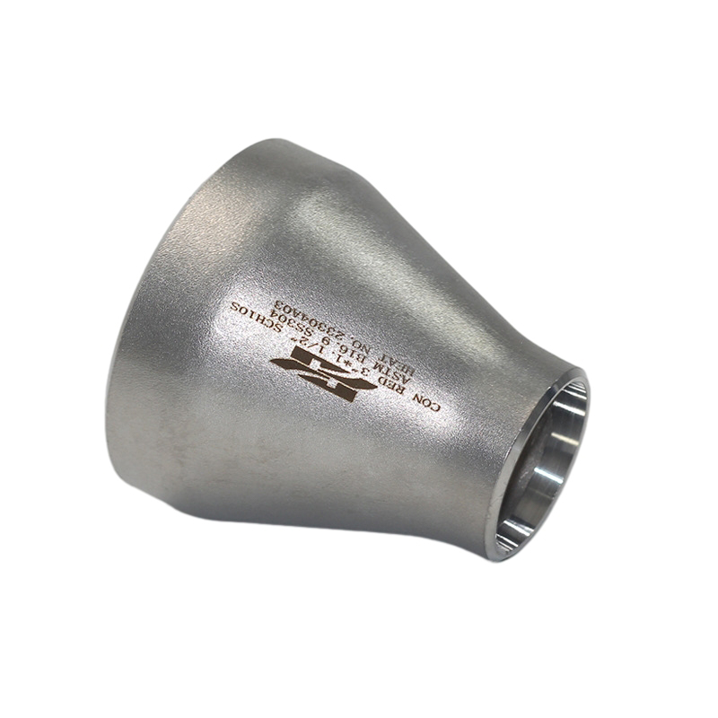 Makapal na pader weldable 304 hindi kinakalawang na asero tube concentric reducers fittings