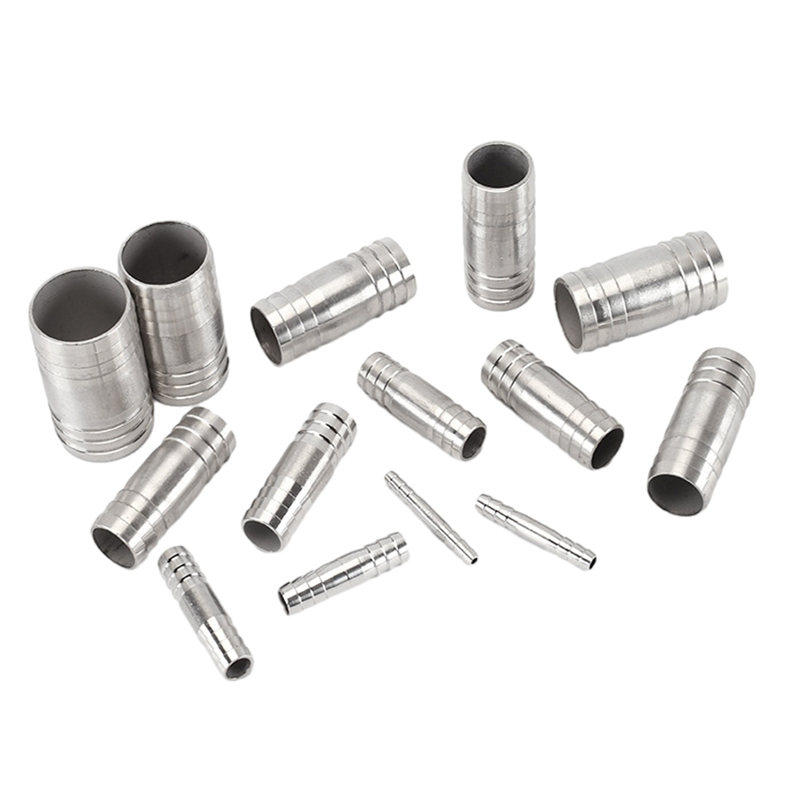 Mababang presyon 316 hindi kinakalawang na hindi kinakalawang na asero hose barbed connector fittings
