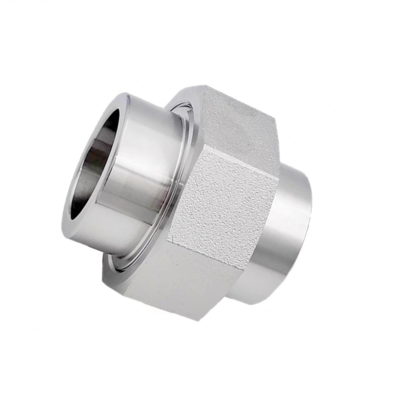 Mababang presyon na hindi kinakalawang na asero unyon na may mga fittings na may pipe na may sinulid na pipe