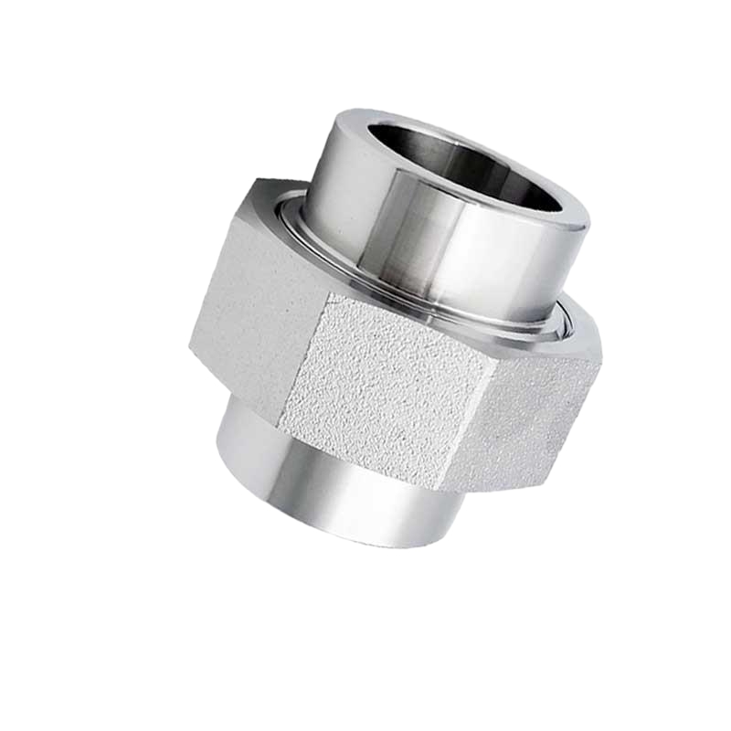 Mababang presyon na hindi kinakalawang na asero unyon na may mga fittings na may pipe na may sinulid na pipe