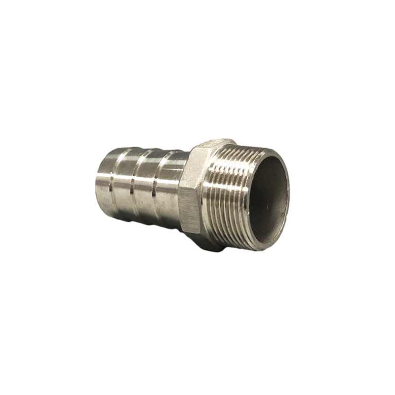 Hose barbed nipple threaded 304 hindi kinakalawang na asero casting tube fittings