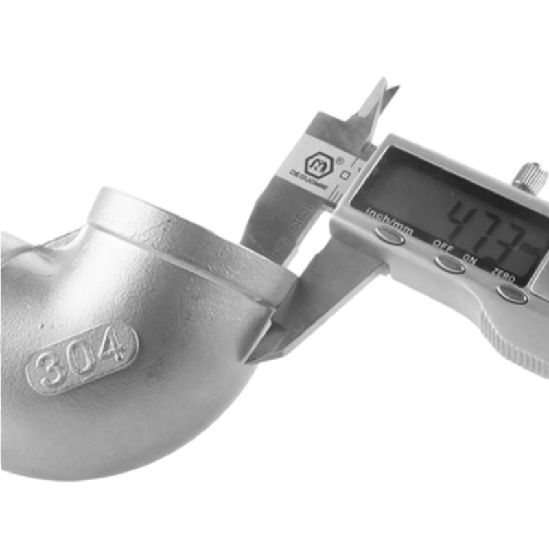 150# SS Pipe Connector Threaded Fitting Street 90 ° degree elbow