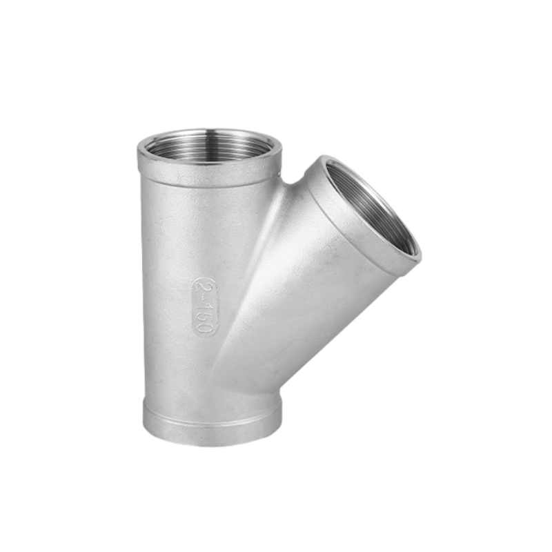 Ang katumpakan na paghahagis ng hindi kinakalawang na asero lateral tee anti-corrosion tube fitting