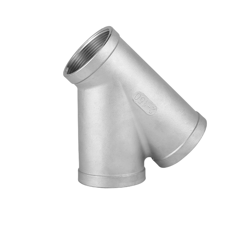 Ang katumpakan na paghahagis ng hindi kinakalawang na asero lateral tee anti-corrosion tube fitting